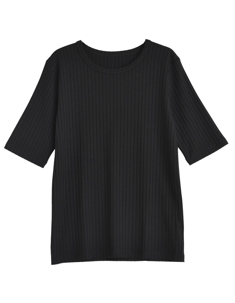 汗じみ防止]ワイドリブ半袖Tシャツ - トップス通販 | 人気レディース
