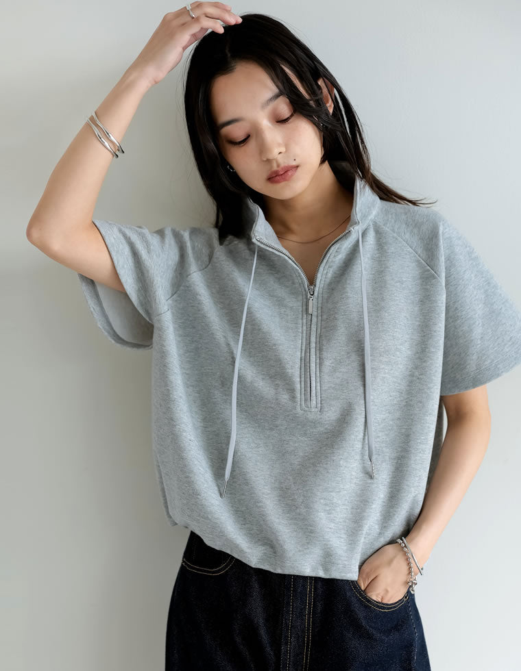 ライトダンボールハーフジッププルオーバー - トップス通販 | 人気