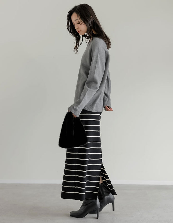 [2025AW COLLECTION]アルパカタッチVネックニットプルオーバー トップス 人気レディースファッション通販 リエディ