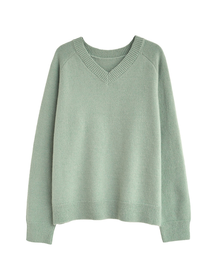 アルパカタッチVネックニットプルオーバー - トップス通販 | 人気