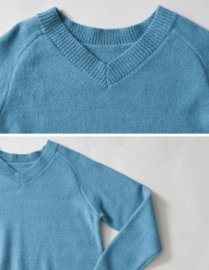 [2025AW COLLECTION]アルパカタッチVネックニットプルオーバー トップス 人気レディースファッション通販 リエディ