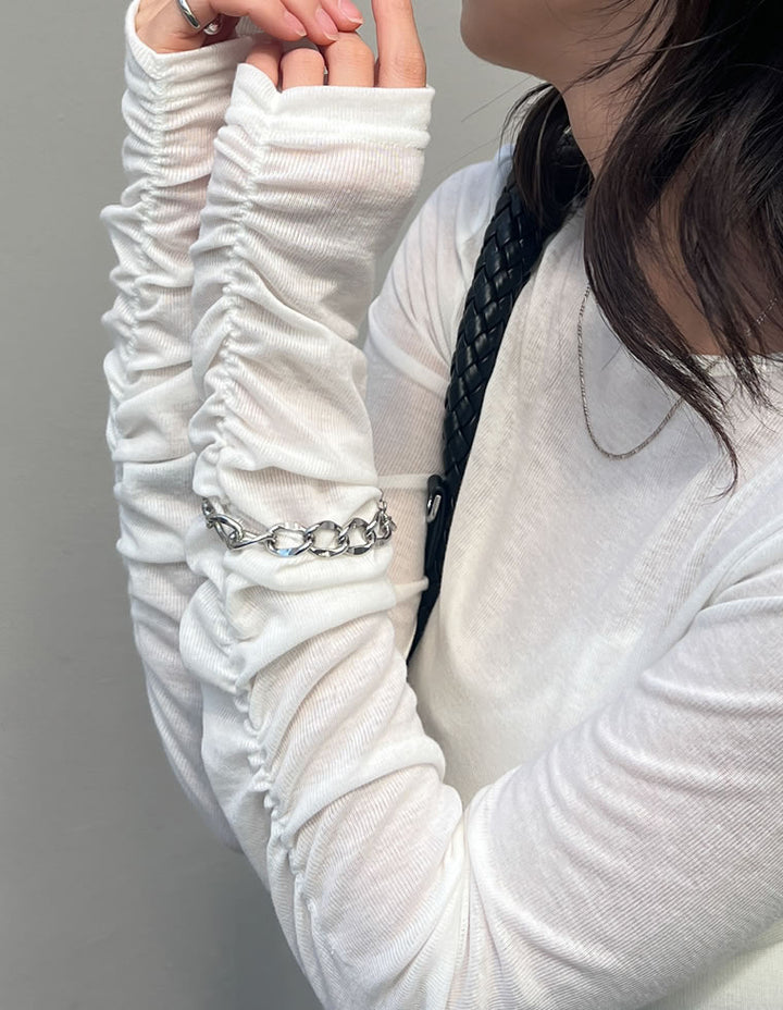 フラッフィシアー袖ギャザートップス[mb] トップス 人気レディースファッション通販 リエディ
