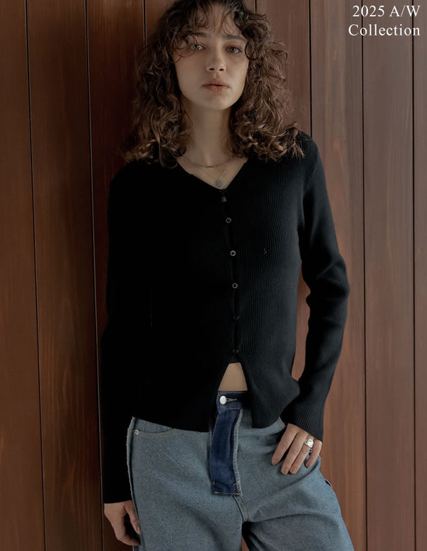 ≪期間限定！ポイント10％UP対象≫[2025AW COLLECTION]ポロカラーニットトップス