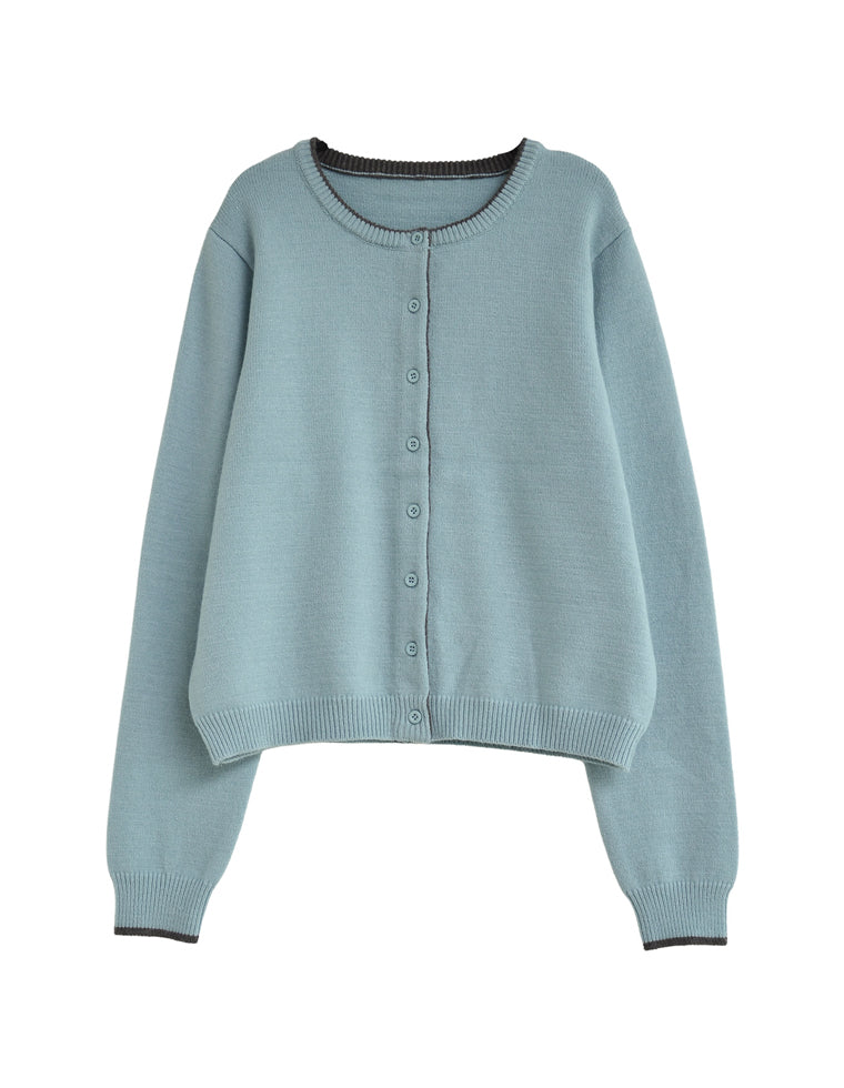 配色アルパカタッチニットカーディガン - トップス通販 | 人気