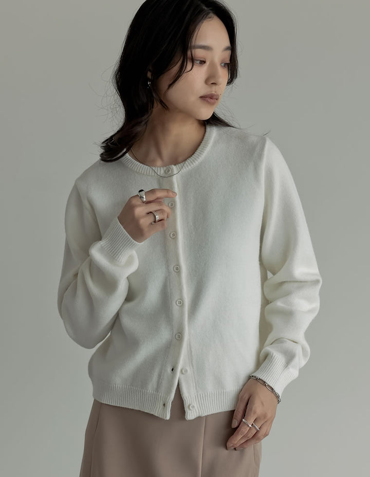 [2025AW COLLECTION]配色アルパカタッチニットカーディガン トップス 人気レディースファッション通販 リエディ