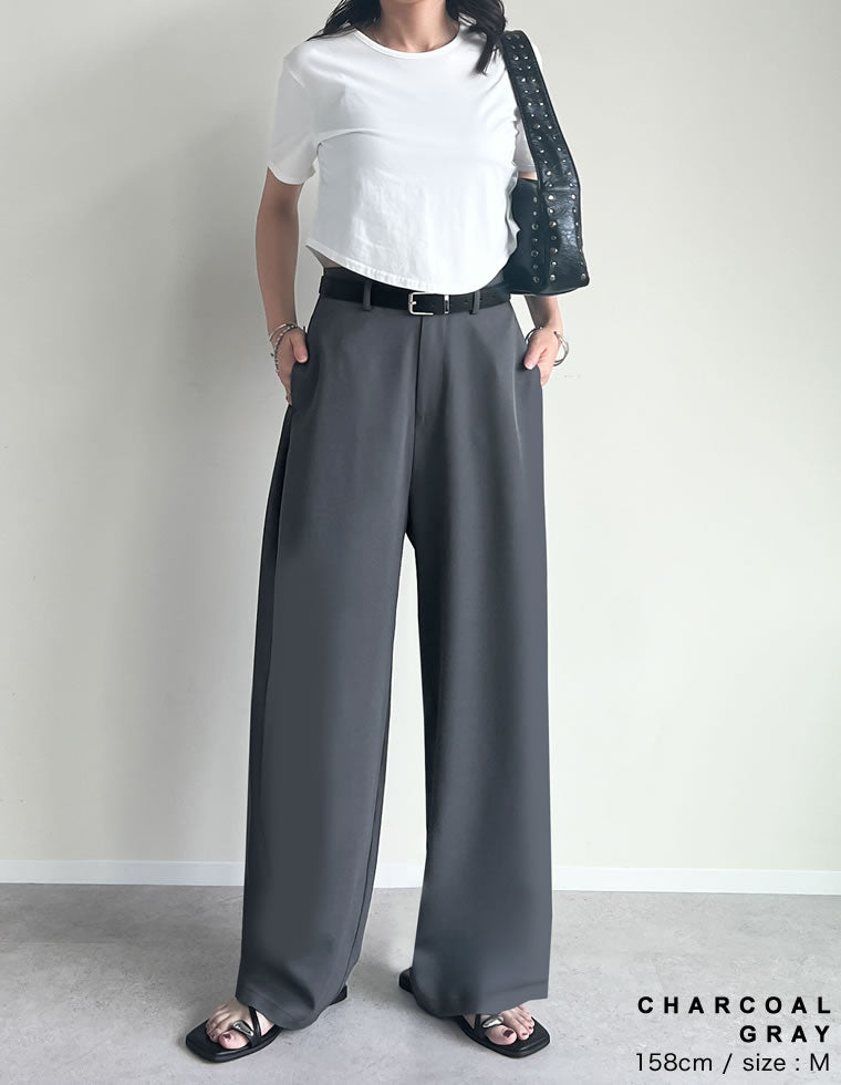 冷感ツイルバレルレッグパンツ - パンツ通販 | 人気レディース