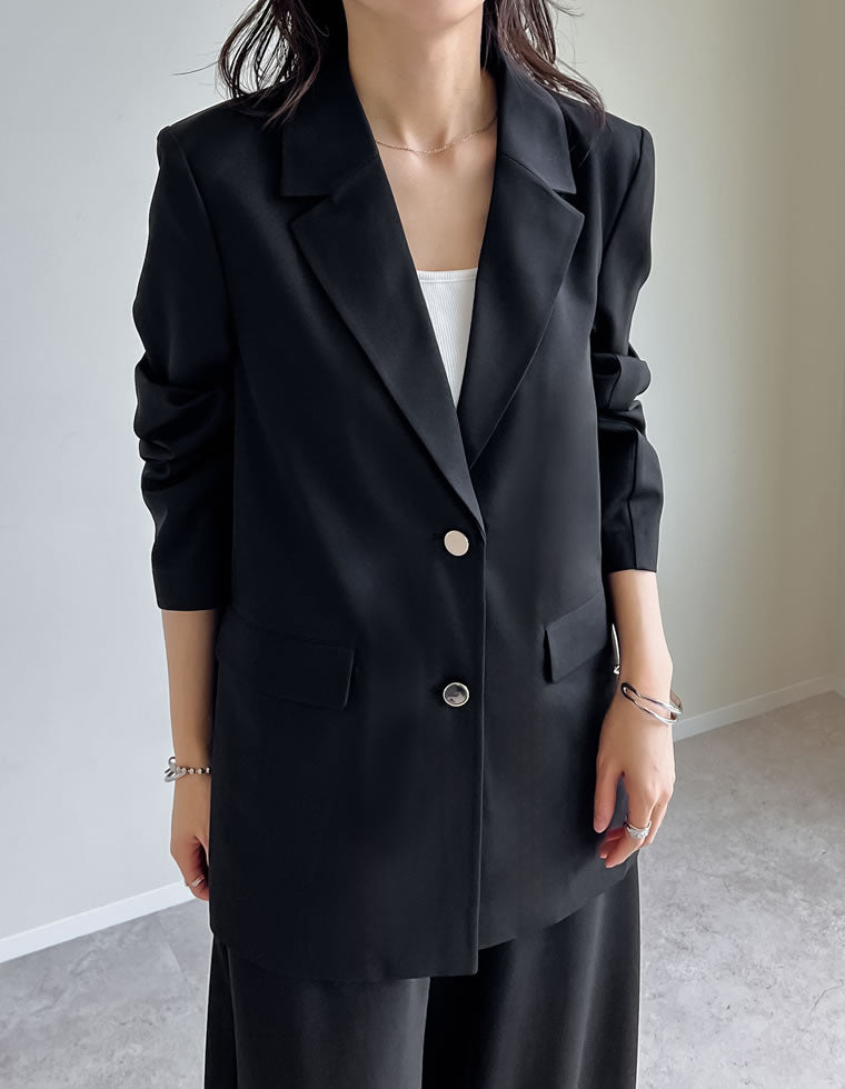 冷感ツイル長袖テーラードジャケット - ジャケット/アウター通販