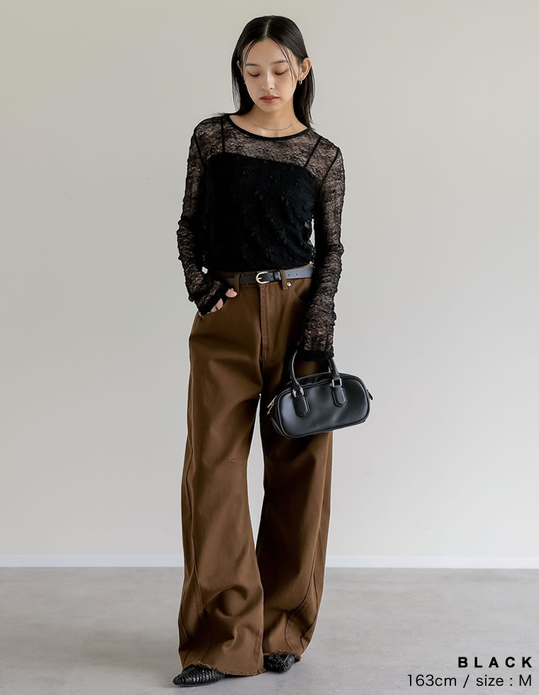 ストレッチシアーレーストップス - トップス通販 | 人気レディース