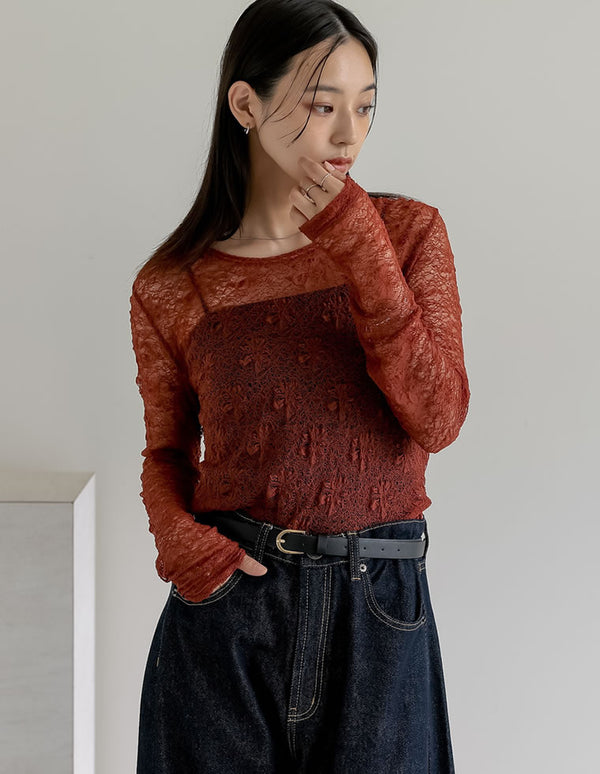 ストレッチシアーレーストップス[mb] トップス 人気レディースファッション通販 リエディ