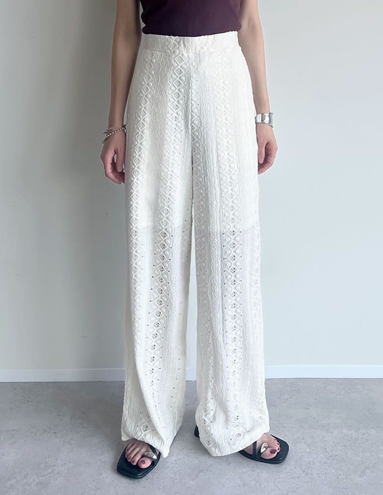 カットレースドロストパンツ - パンツ通販 | 人気レディース