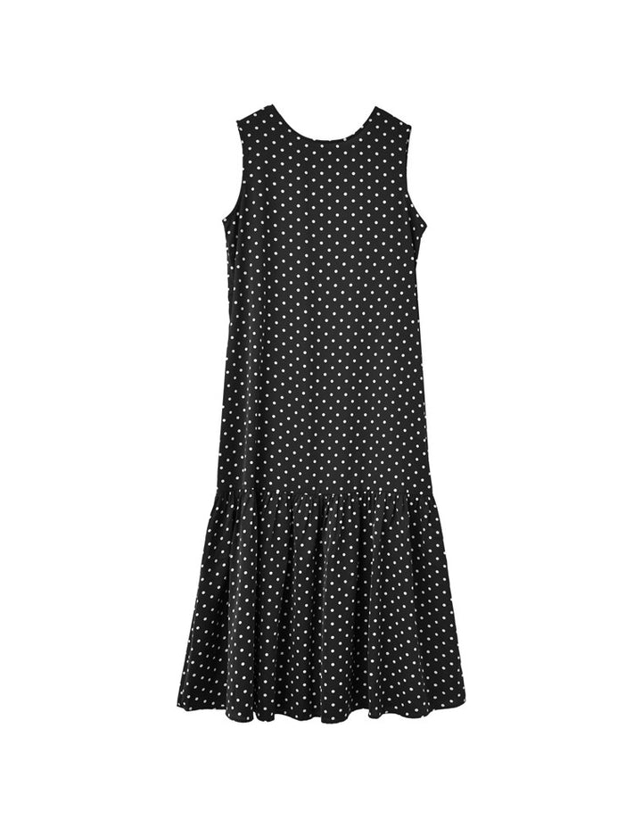 【TIME SALE 10%OFF ¥5,298⇒¥4,768】[低身長サイズ有]リネンライクギャザー切り替えノースリーブワンピース ワンピース 人気レディースファッション通販 リエディ
