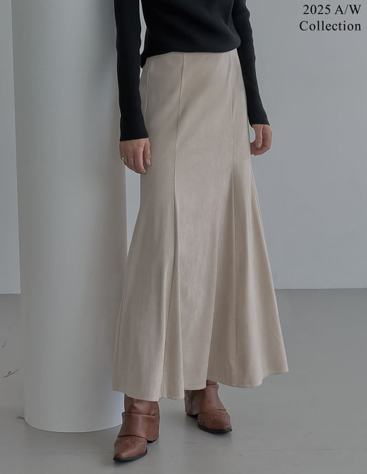 [2025AW COLLECTION]フェイクスウェードマーメイドスカート