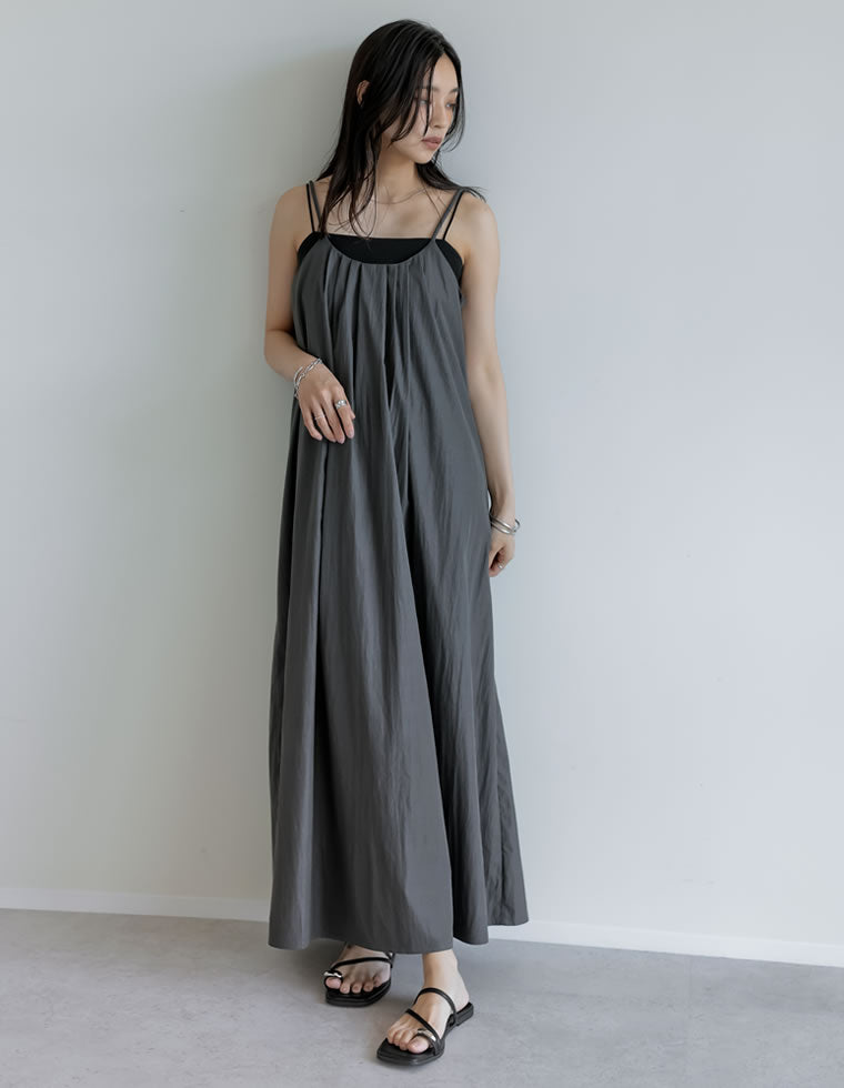 タフタナローキャミワンピース - ワンピース通販 | 人気レディース