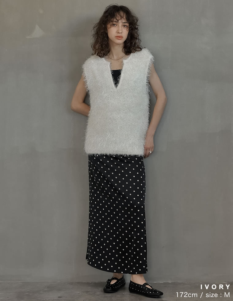 フェザーニットベスト - トップス通販 | 人気レディースファッション