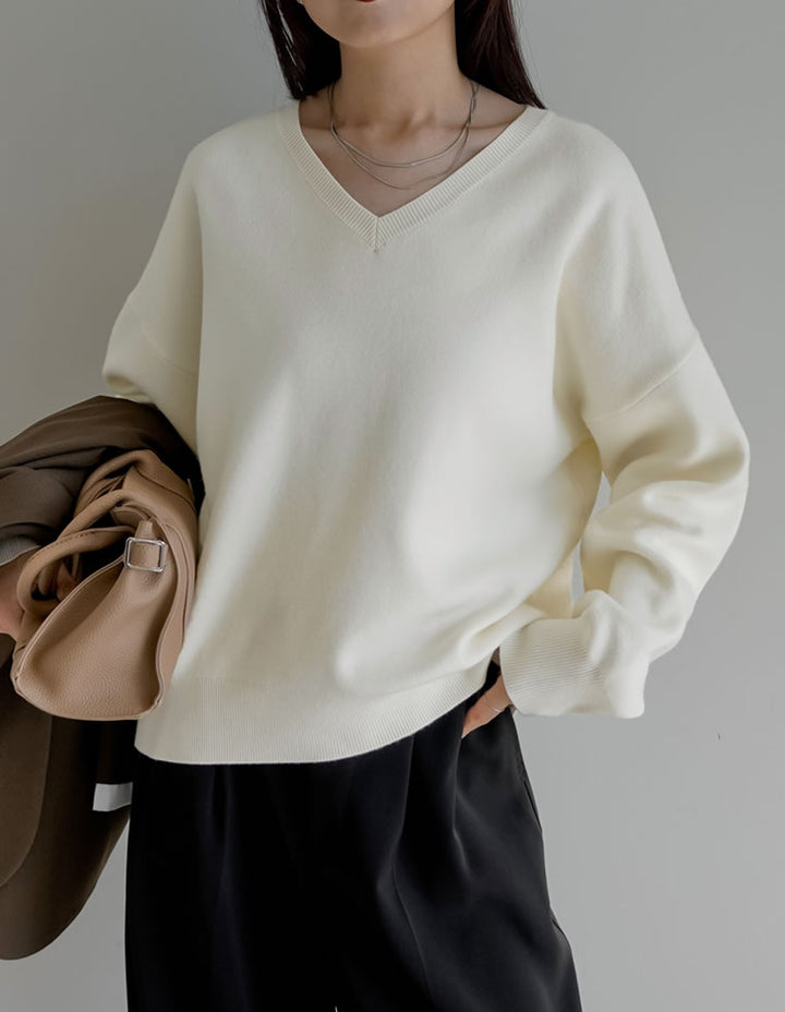 ≪20日11:59まで！期間限定ポイント10%UP対象≫[2025AW COLLECTION][保湿][静電気防止]選べるネックデザインスウェットライクニットトップス トップス 人気レディースファッション通販 リエディ