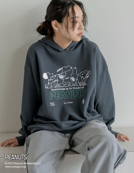 【クーポンで20%OFF ¥6,998⇒¥5,598 】〖クーポンコード：SH_20_250908〗[[PEANUTS][別注]オーバーサイズフーディー トップス 人気レディースファッション通販 リエディ