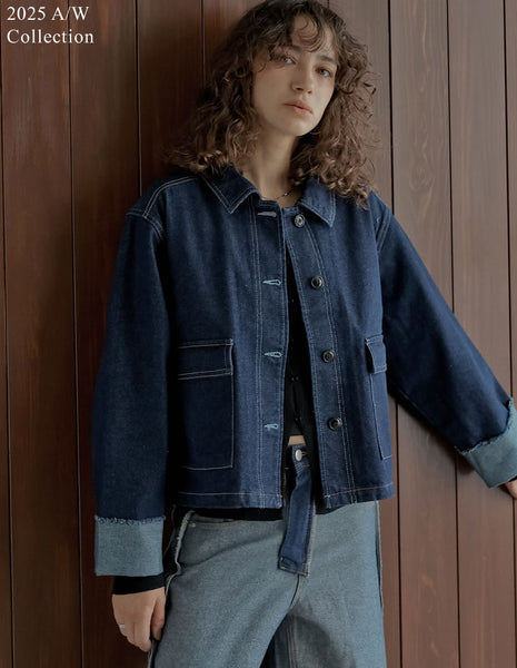 デニムショートカバーオール - ジャケット/アウター通販 | 人気