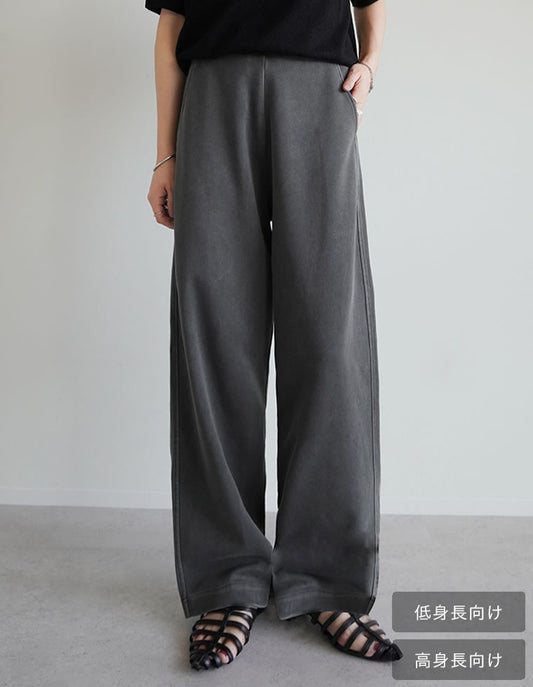[低身長/高身長サイズ有]ライトダンボールワイドパンツ パンツ 人気レディースファッション通販 リエディ