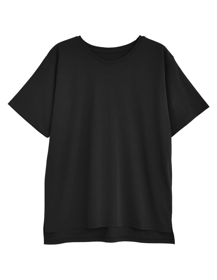 [UVカット][汗じみ防止][両面撥水加工]コットン天竺半袖Tシャツ[mb] トップス 人気レディースファッション通販 リエディ