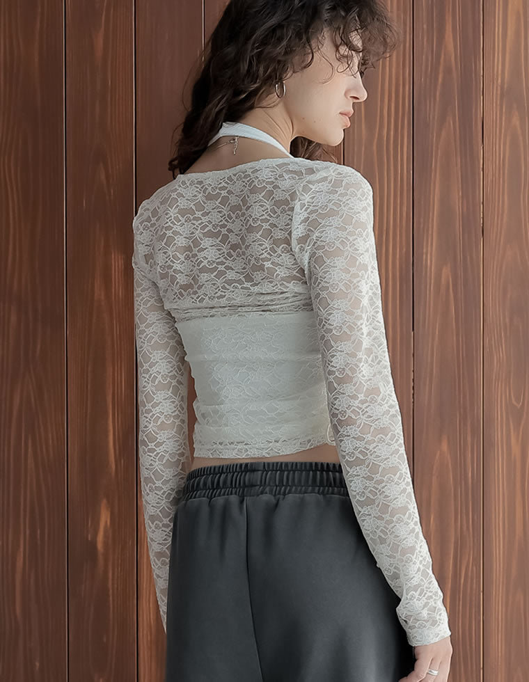 カットレースカシュクールトップス - トップス通販 | 人気レディース