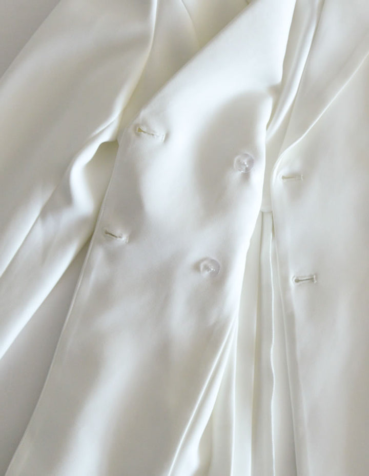 [MEISM by Re:EDIT][2025AW PRE ORDER]ダブルボタンタックプリーツテーラージャケット ジャケット/アウター 人気レディースファッション通販 リエディ