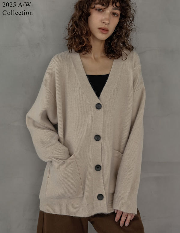 [2025AW COLLECTION]もっちりニットベーシックカーディガン