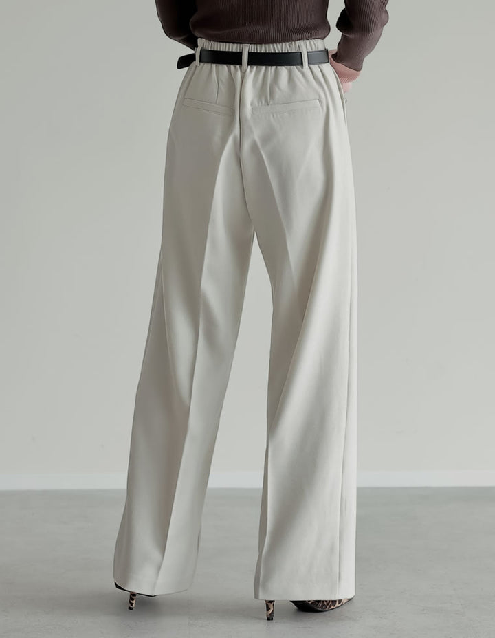 [アルガンオイル加工][低身長/高身長サイズ有]微起毛ツイルストレートスラックス パンツ 人気レディースファッション通販 リエディ