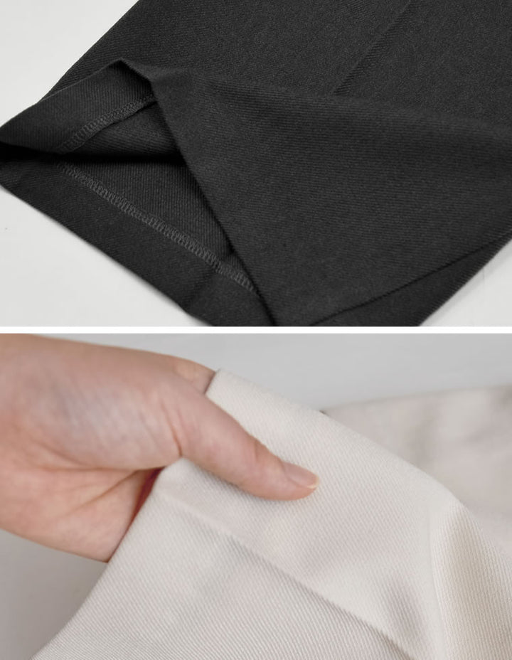 [アルガンオイル加工][低身長/高身長サイズ有]微起毛ツイルストレートスラックス パンツ 人気レディースファッション通販 リエディ