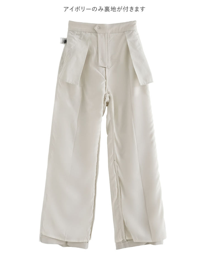 [アルガンオイル加工][低身長/高身長サイズ有]微起毛ツイルストレートスラックス パンツ 人気レディースファッション通販 リエディ