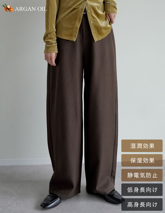 微起毛ツイルカーブスラックス パンツ 人気レディースファッション通販 リエディ