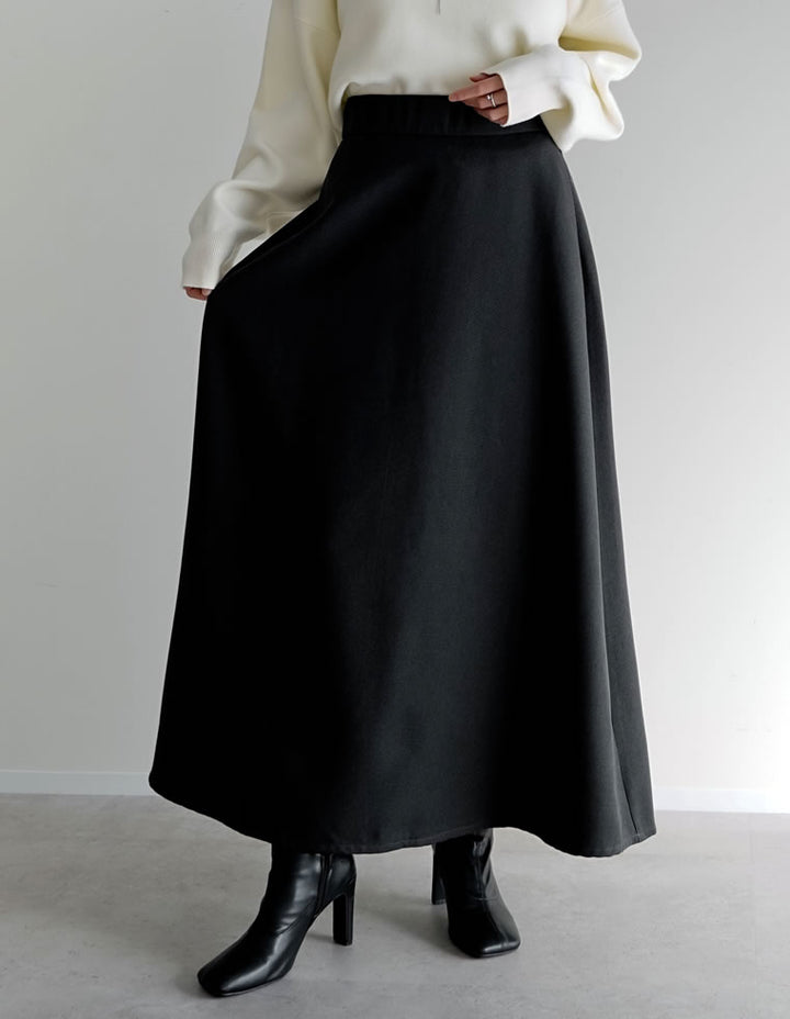 [低身長サイズ有][アルガンオイル加工]微起毛ツイルフレアスカート スカート 人気レディースファッション通販 リエディ