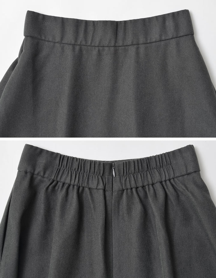 [低身長サイズ有][アルガンオイル加工]微起毛ツイルフレアスカート スカート 人気レディースファッション通販 リエディ