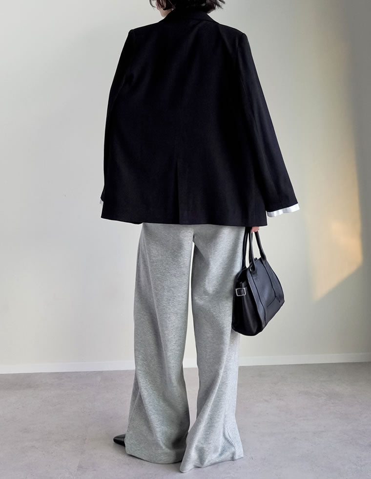 シャツレイヤード風テーラードジャケット - ジャケット/アウター通販