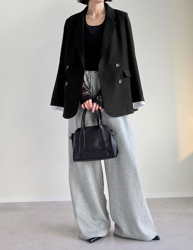 シャツレイヤード風テーラードジャケット - ジャケット/アウター通販