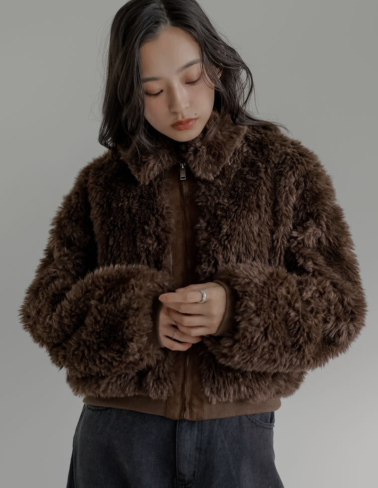 カーリーフォーファーブルゾン - ジャケット/アウター通販 | 人気