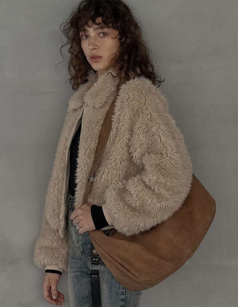 カーリーフォーファーブルゾン - ジャケット/アウター通販 | 人気