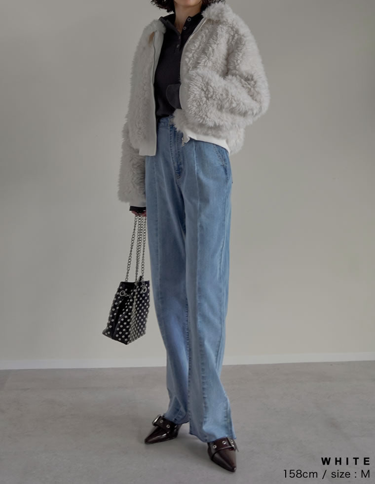 カーリーフォーファーブルゾン - ジャケット/アウター通販 | 人気