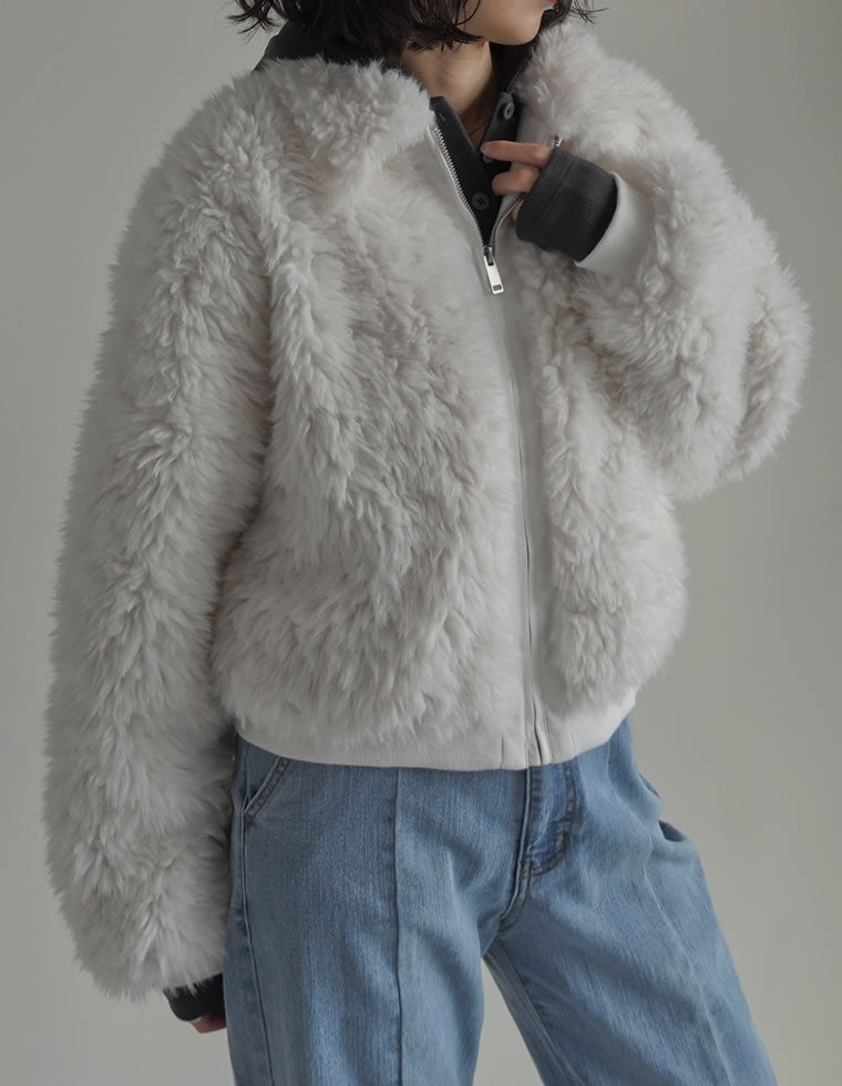 カーリーフォーファーブルゾン - ジャケット/アウター通販 | 人気