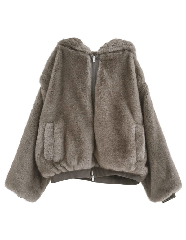 フォーファーフーディーブルゾン