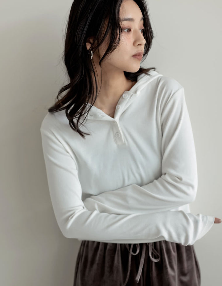 [2025AW COLLECTION][汗じみ防止][UVカット]リブカットソーフーディトップス トップス 人気レディースファッション通販 リエディ