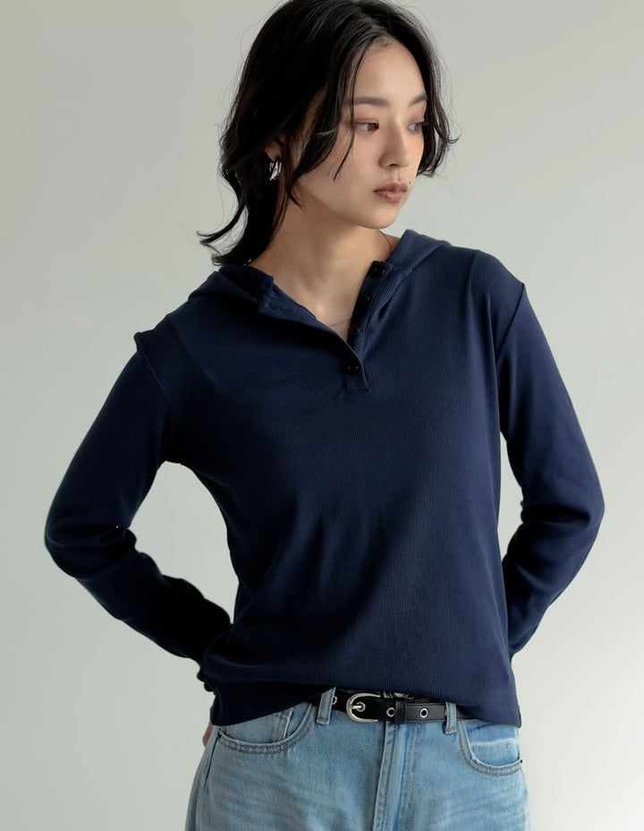 [2025AW COLLECTION][汗じみ防止][UVカット]リブカットソーフーディトップス トップス 人気レディースファッション通販 リエディ