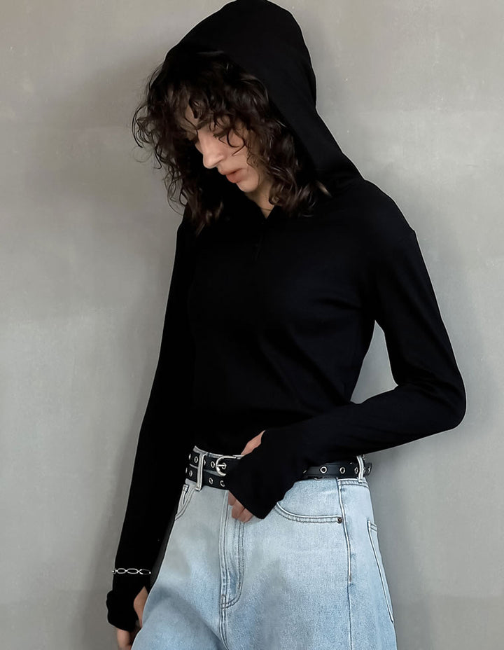 [2025AW COLLECTION][汗じみ防止][UVカット]リブカットソーフーディトップス トップス 人気レディースファッション通販 リエディ
