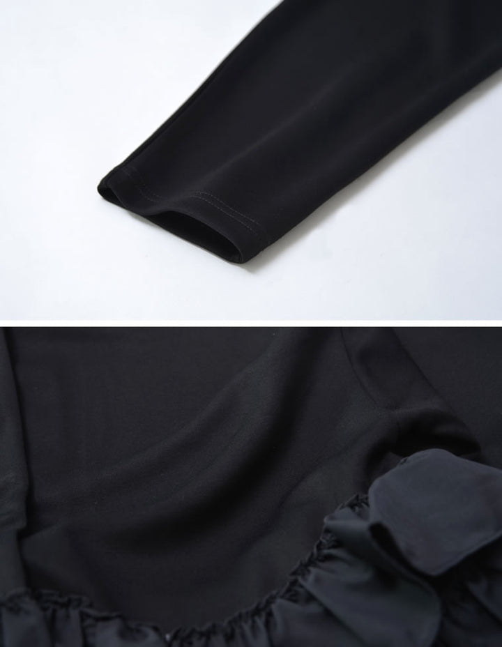 [MEISM by Re:EDIT][2025AW COLLECTION]ダンボールフリルノーカラーブルゾン ジャケット/アウター 人気レディースファッション通販 リエディ