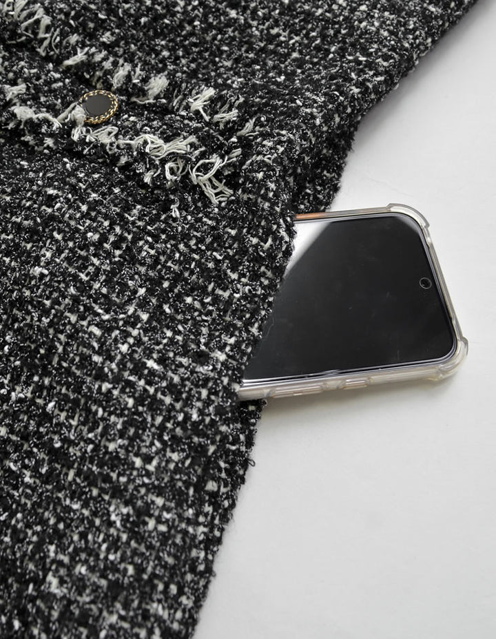 [MEISM by Re:EDIT][2025AW COLLECTION][低身長/高身長サイズ有]ツイードフレアオールインワン オールインワン 人気レディースファッション通販 リエディ