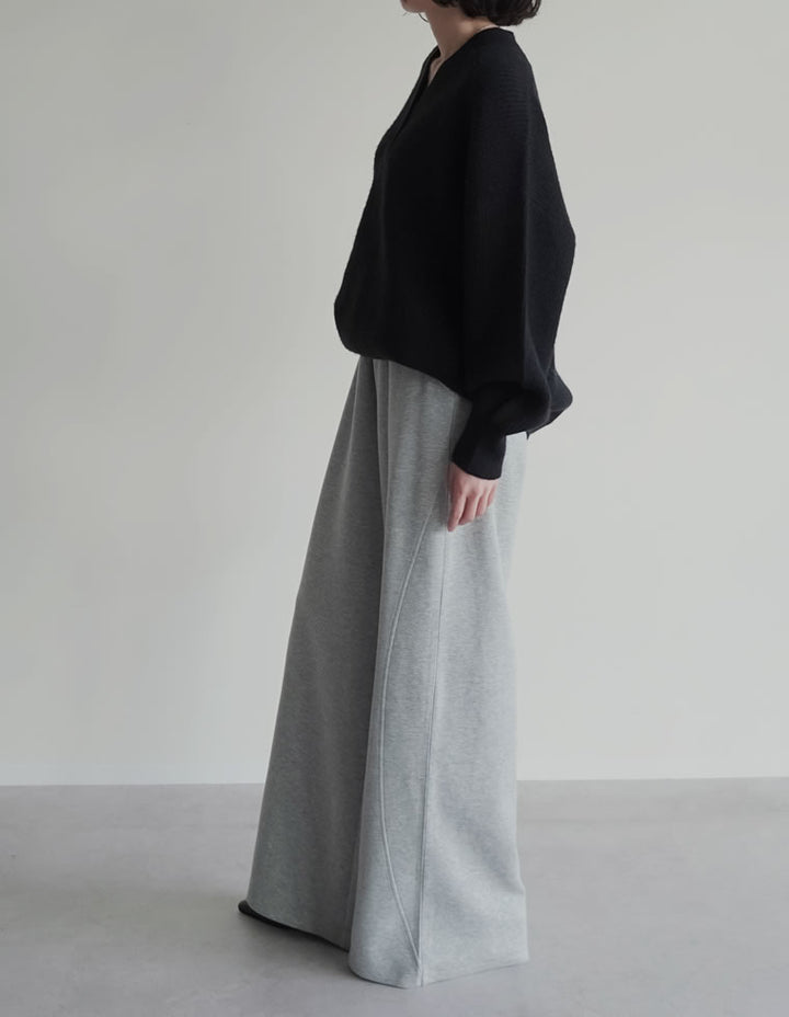 [2025AW COLLECTION][静電気防止]深Vネックニットプルオーバー トップス 人気レディースファッション通販 リエディ