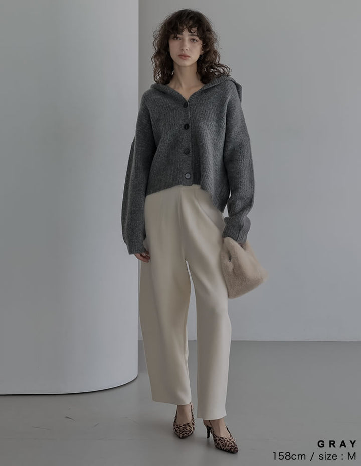 [2025AW COLLECTION][静電気防止][新色追加]フーディニットカーディガン トップス 人気レディースファッション通販 リエディ