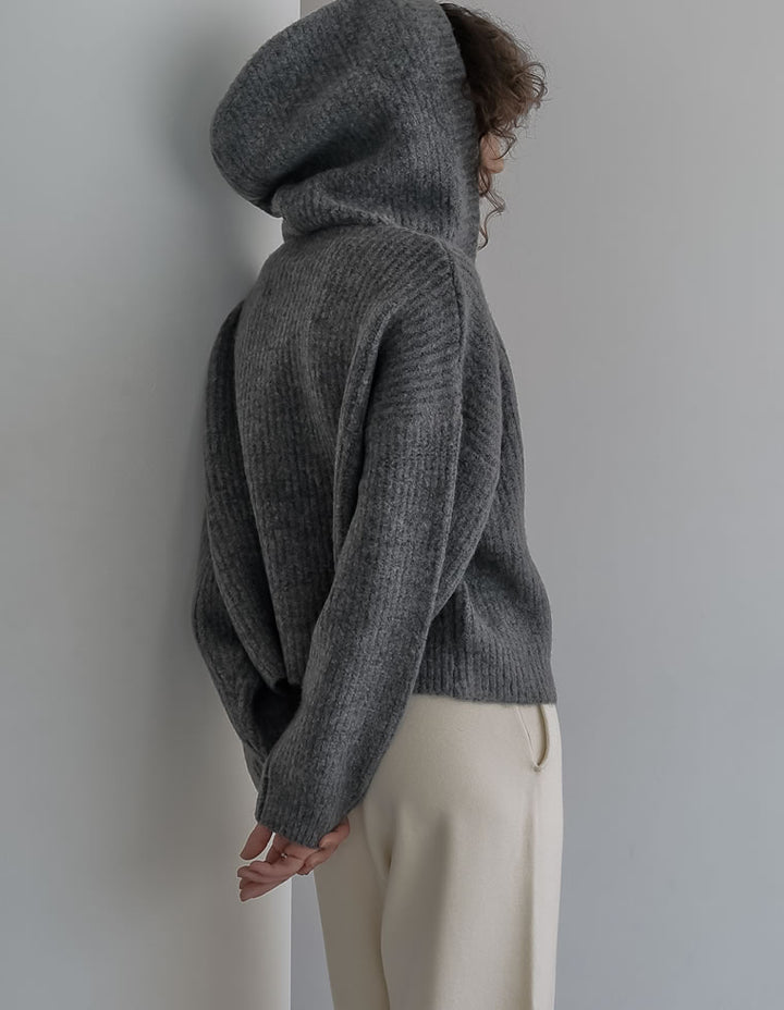 [2025AW COLLECTION][静電気防止][新色追加]フーディニットカーディガン トップス 人気レディースファッション通販 リエディ