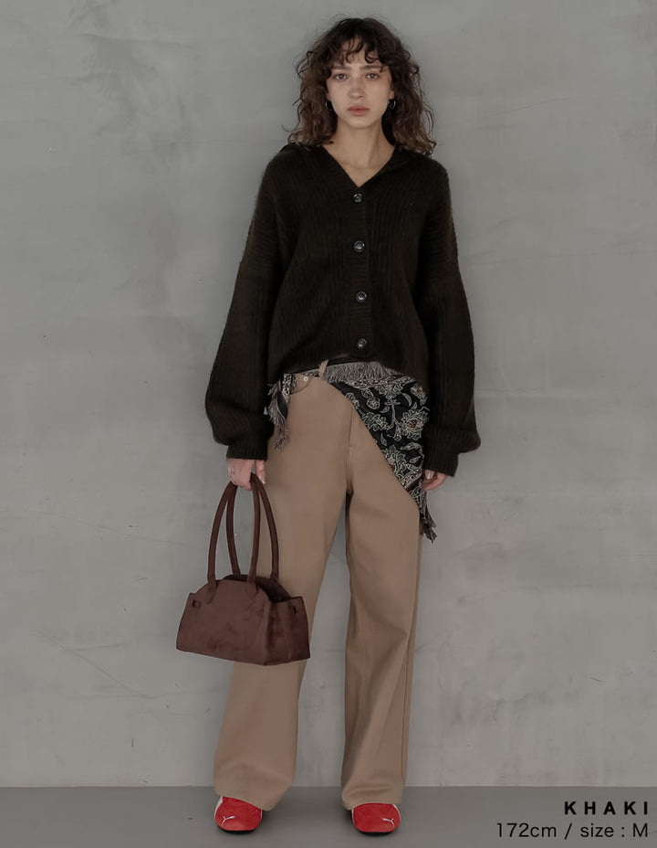 [2025AW COLLECTION][静電気防止][新色追加]フーディニットカーディガン トップス 人気レディースファッション通販 リエディ