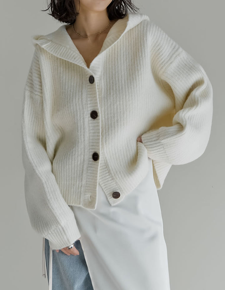 [2025AW COLLECTION][静電気防止][新色追加]フーディニットカーディガン トップス 人気レディースファッション通販 リエディ