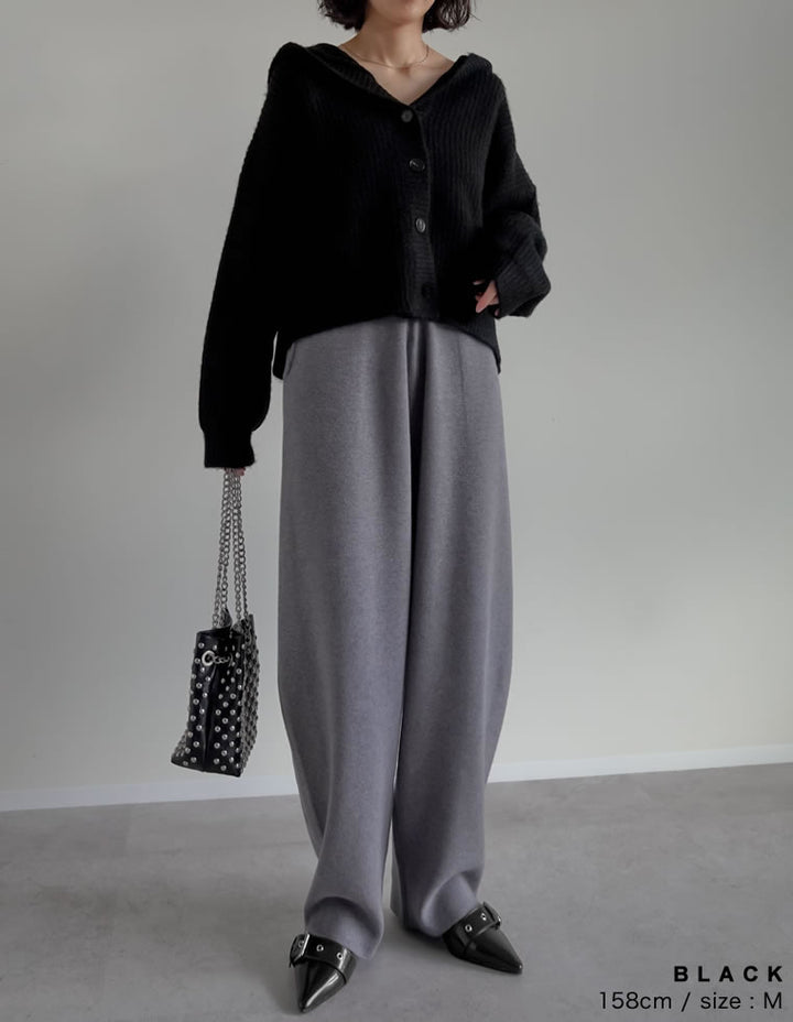 [2025AW COLLECTION][静電気防止][新色追加]フーディニットカーディガン トップス 人気レディースファッション通販 リエディ